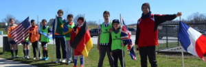 Image of Soccer Players with Flags - World Class Soccer School - WCSS - Pennsylvania